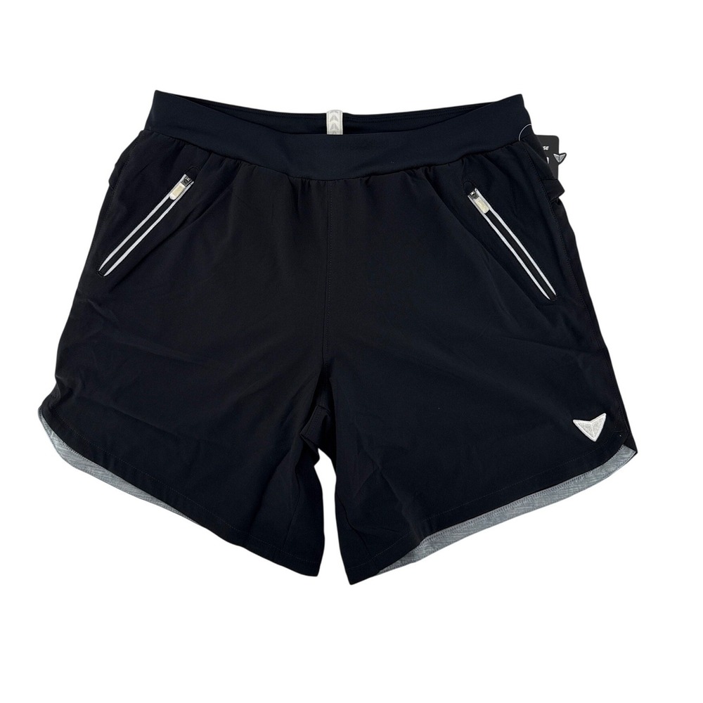Korsa Embrace 7.0 Short 2.0 Womens Black Running Athletic Shorts Small NEW